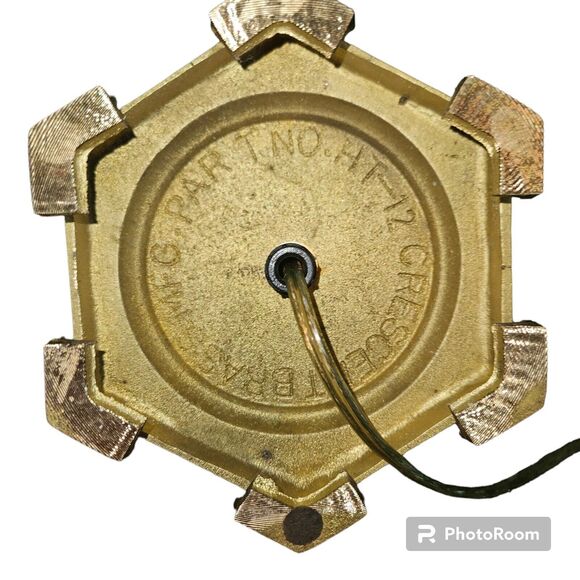 Large Lenox Porcelain Electric Table Lamp w/ Floral Design 26" Tall to Finial - Picture 5 of 5